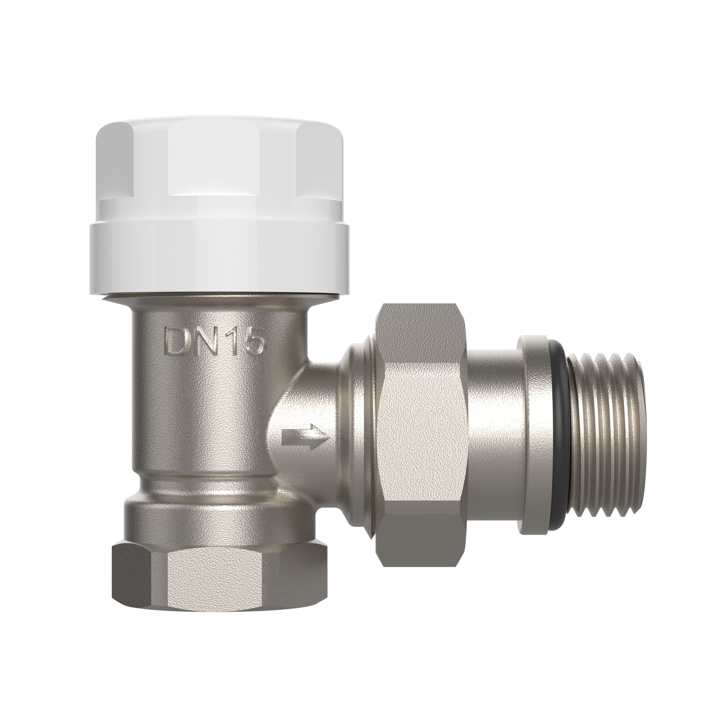 BELRAD ROBINET DE RADIATEUR – THERMOSTATIQUE – ÉQUERRE – M30 – 1/2" MF vue 1