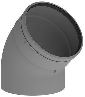 PP DN 150 COUDE 45° R=½D POUR EXTENSION DU SYSTÈME COLLECTIF EPC vue 1