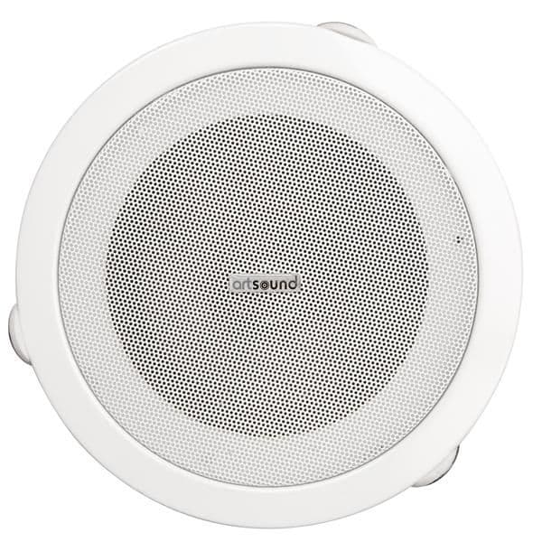 Mdt400, encastrable haut-parleur, 4", 100V, 1.5 - 3 - 6W, rond, métal, Blanc vue 1