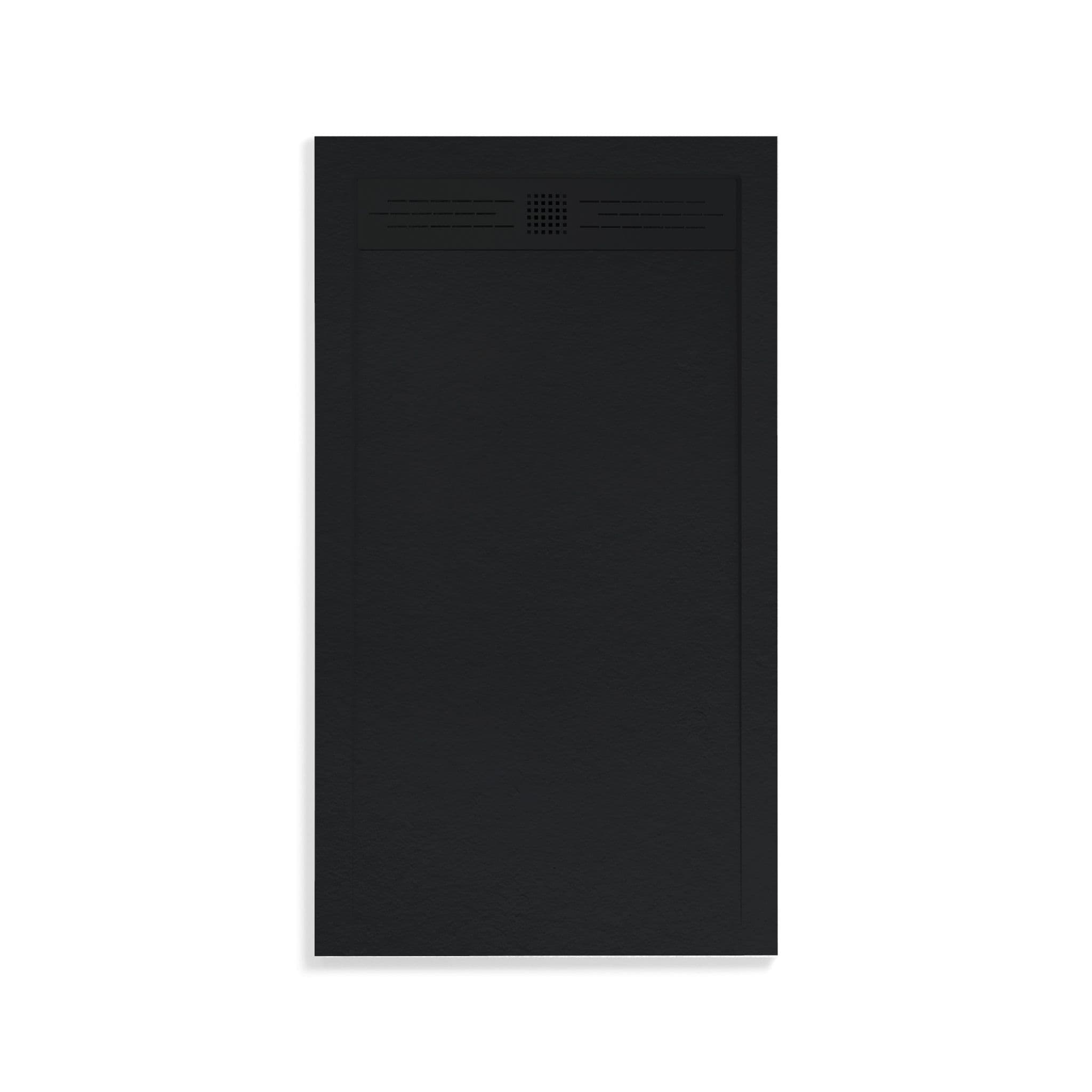 ALONI ELITE RECEVEUR DE DOUCHE - COMPOSITE - 120X80X3CM - NOIR MAT vue 1