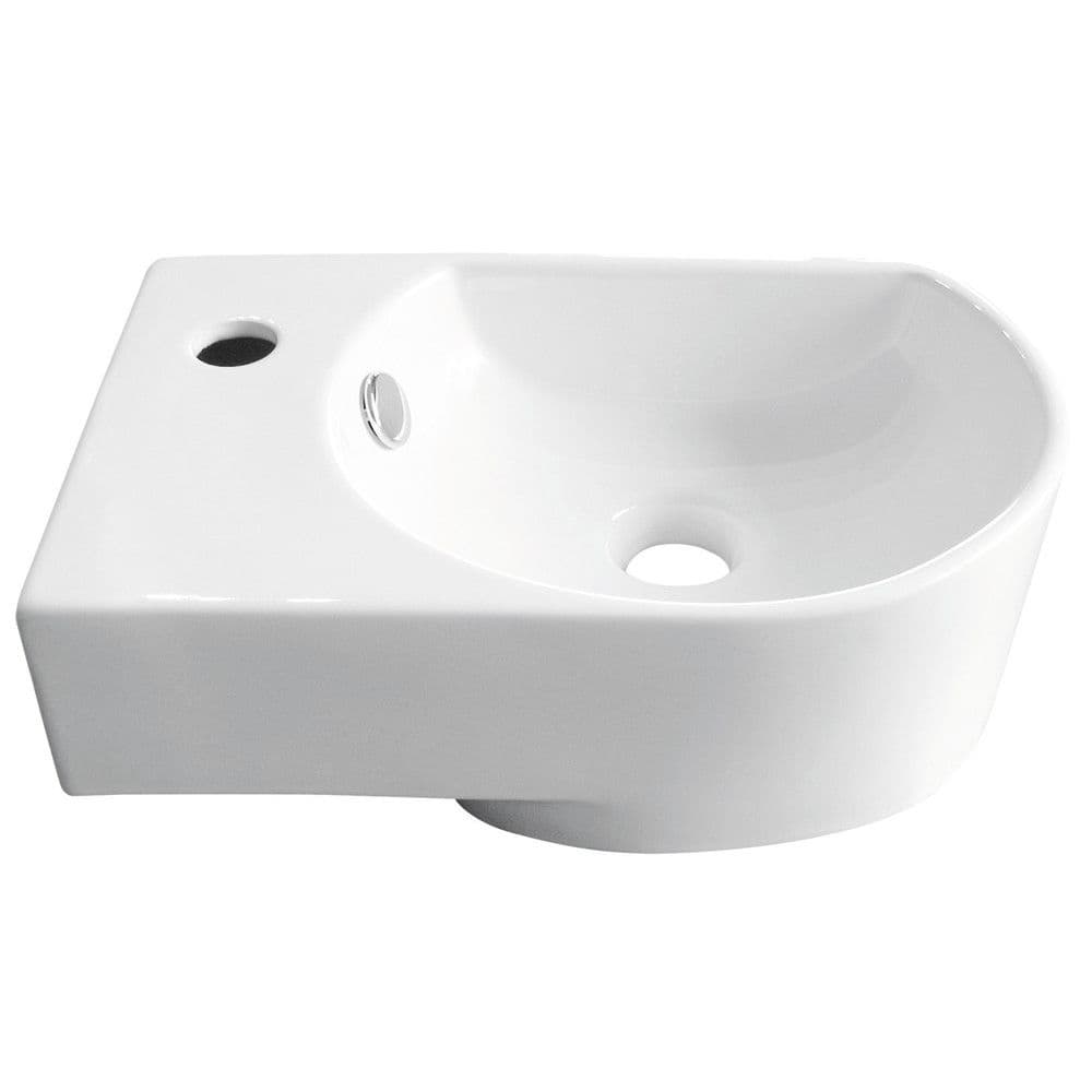 GO by Van Marcke Flexy lave-mains gauche 41x27x14,2 cm blanc vue 1