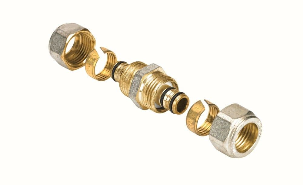 Henco raccord droit fileté 16-16 vue 1