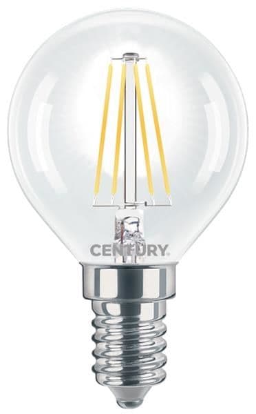 Lampe filament Led globe - 4W - E14 - 4000K - 480lm - IP20 vue 1