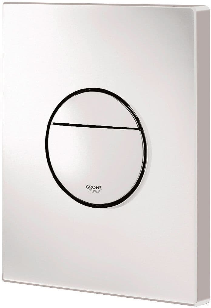PLAQUE DE COMMANDE NOVA MONTAGE VERTICALE OU HORIZONTALE BLANC vue 1