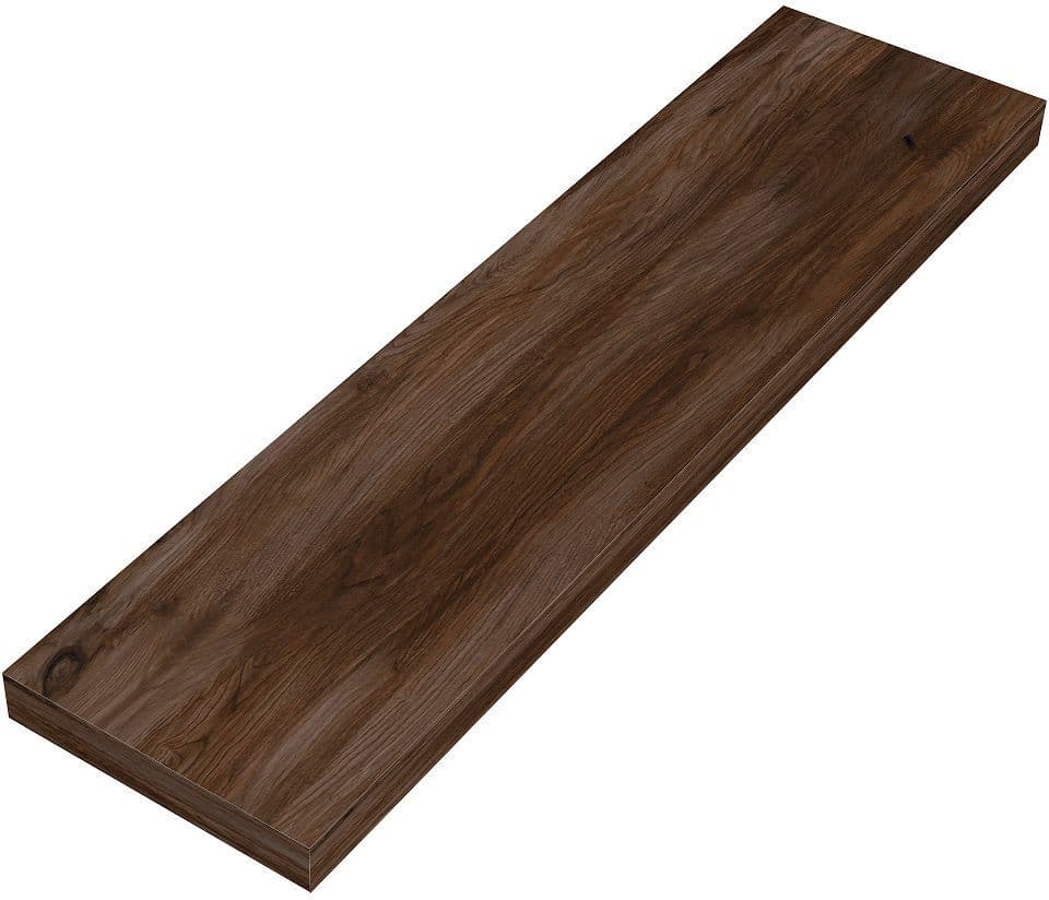 TABLETTE MURALE COFFEE 150X600X19MM JUSQU'A 7KG NOYER VELOURS vue 1