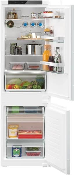 Réfrigérateur - intégrable IQ300 combi-bottom - 177,5cm LowFrost, classe E, 35dB, hyperFresh, Led di vue 1