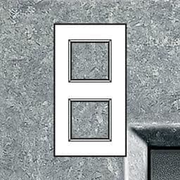 LivingLight - plaque rectangulaire 2 x 2 modules 71mm Native vue 1