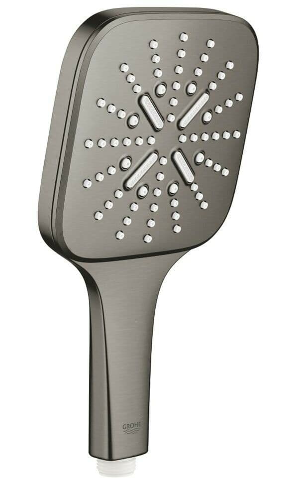 Grohe Rainshower SmartActive 130 Cube douchette à mains 3jets 9,5l/min graphite vue 1
