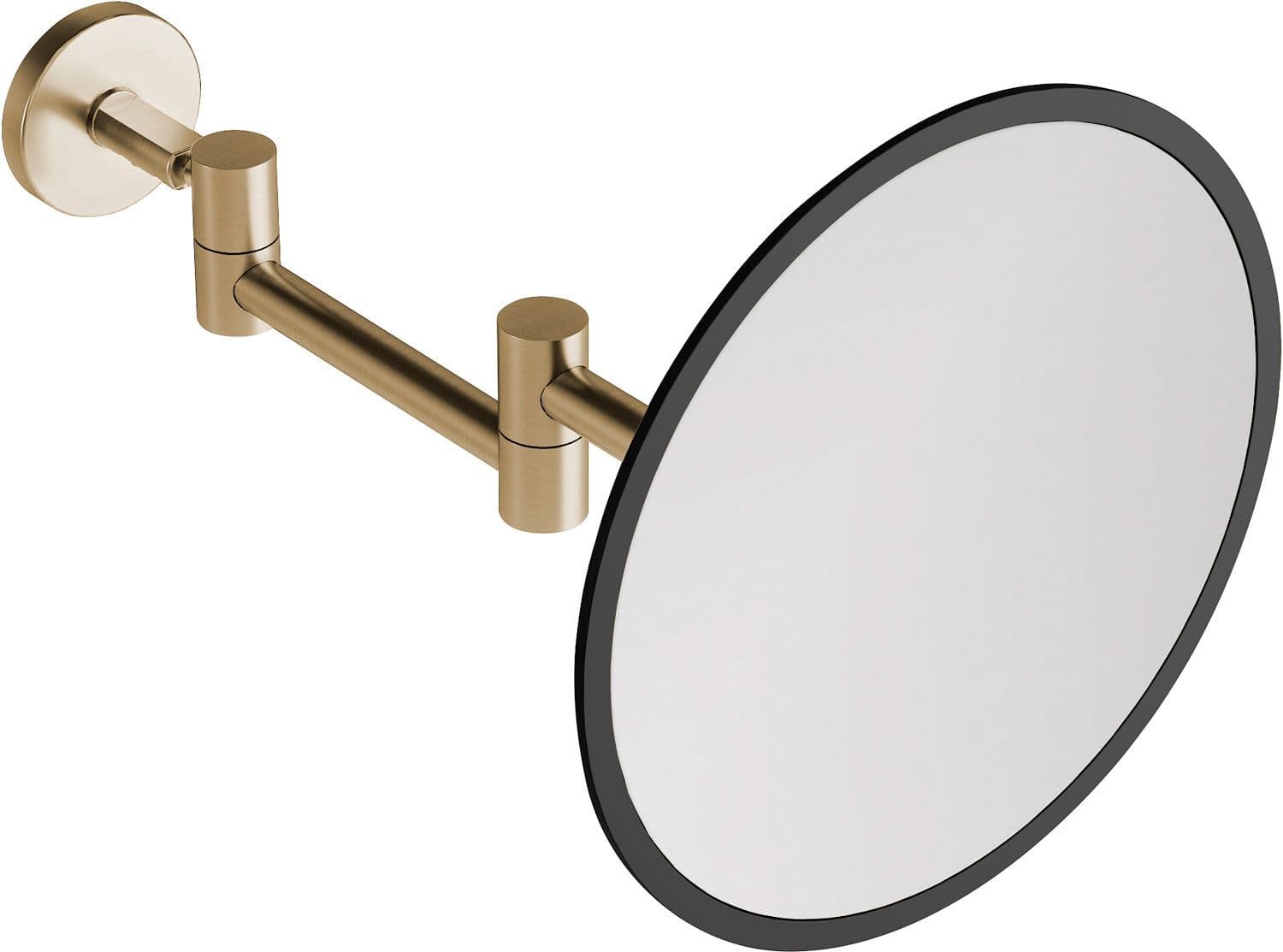 MIROIR GROSSISSANT MURAL ARCHITECT S+ COSMIC OR BROSSE PVD vue 1
