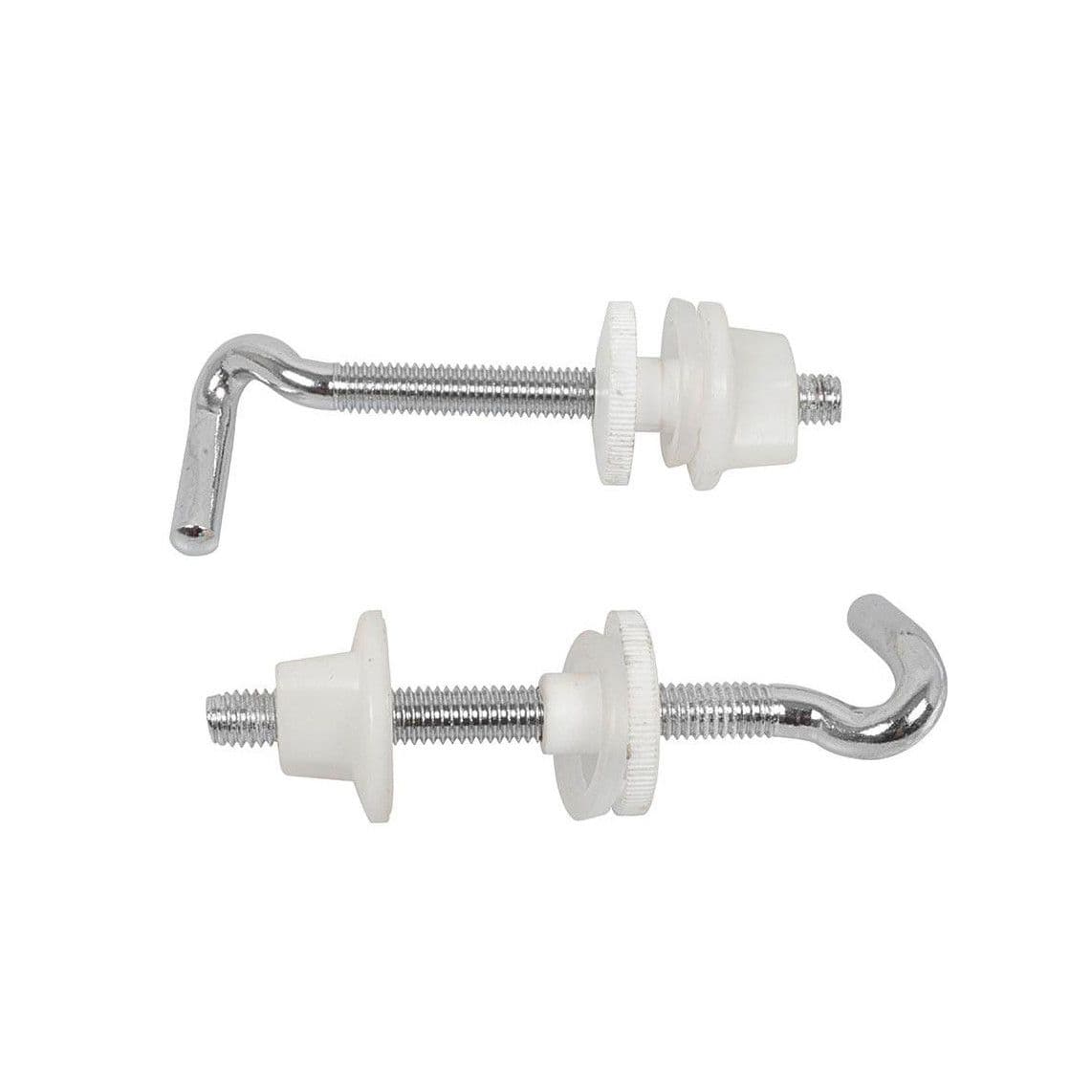 988290113 acier inoxydable abattant WC fixation, chromé, 25 mm, Paar vue 1