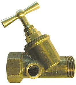 ROBINET D'ARRET FILETE POUR PURGEUR LAITON 3/4"MF vue 1
