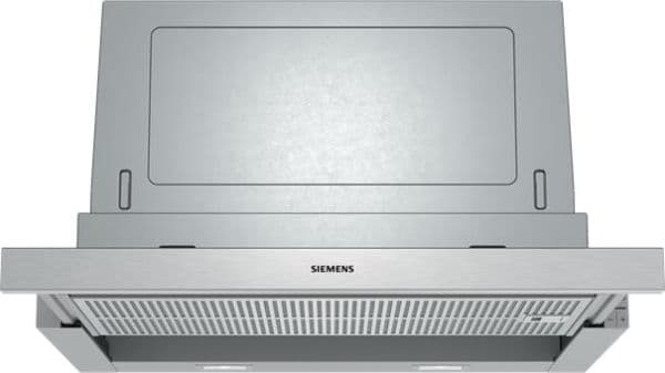 Hotte IQ300 télescopique 60cm, Silver, iQdrive, 3 niveaux + 1 intensif, 398 / 727,7m³ / h, 53dB, bou vue 1