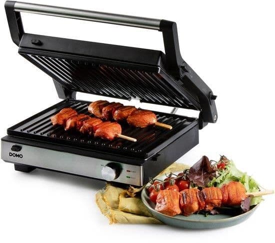 Gril multifonction 2 en 1: gaufrier et grill - Noir vue 1