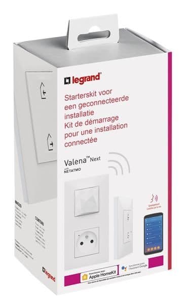 Valena NWN - kit de démarrage avec passerelle + prise Blanc vue 1
