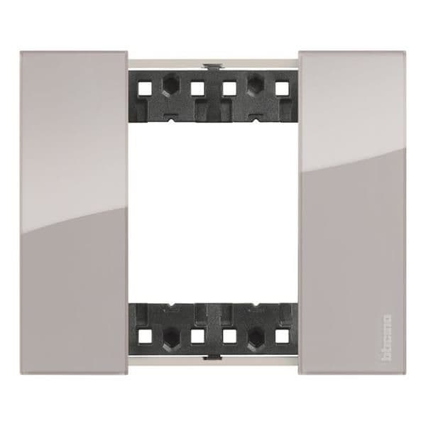 LNow plaque 2 modules Aura pour support référence K4702 vue 1
