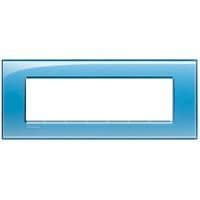 LivingLight - plaque rectangulaire 7 modules Bleu vue 1
