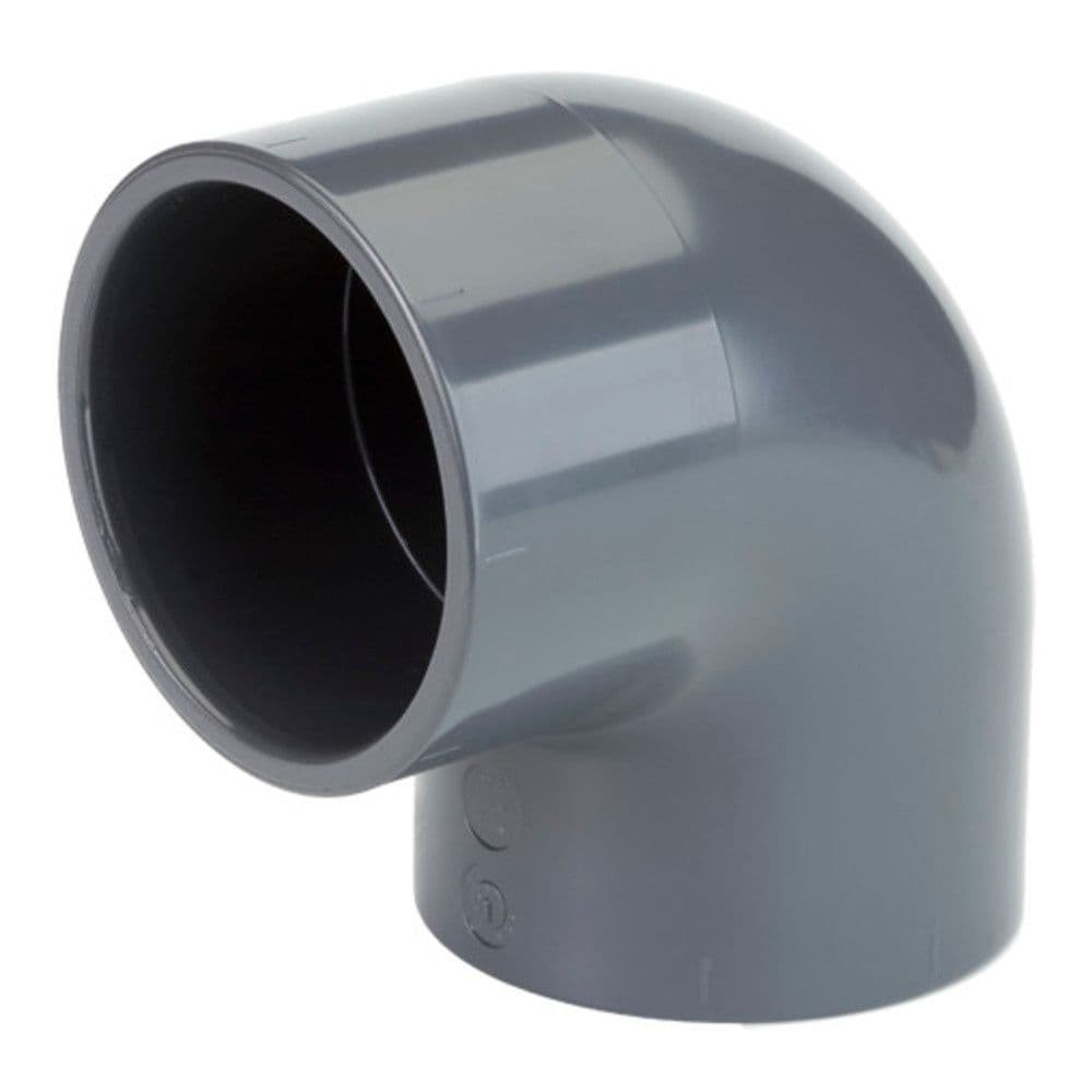 Georg Fischer TP PVC-U coude 90° D50 FF vue 1