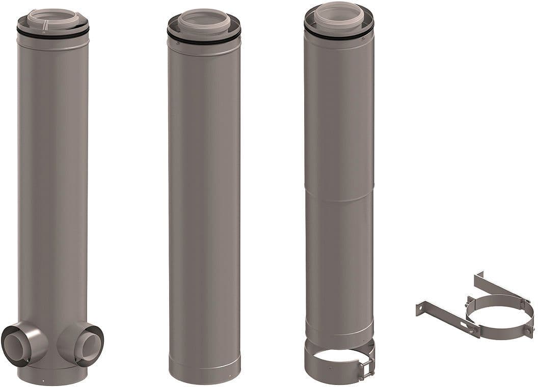 KIT ETAGE CLV PP/GALVA 2 CHAUDIERES 90° 160/250 UBBINK vue 1
