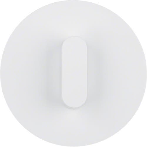 Plaque de recouvrement avec manette pour interrupteur rotatif / poussoir Serie R.classic Blanc polai vue 1
