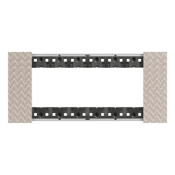 LNow plaque 6 modules Optic pour support référence K4706 vue 1