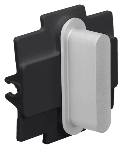 Niko Rocker pour des fonctions de commutation simple, couleur alu grey brushed vue 1