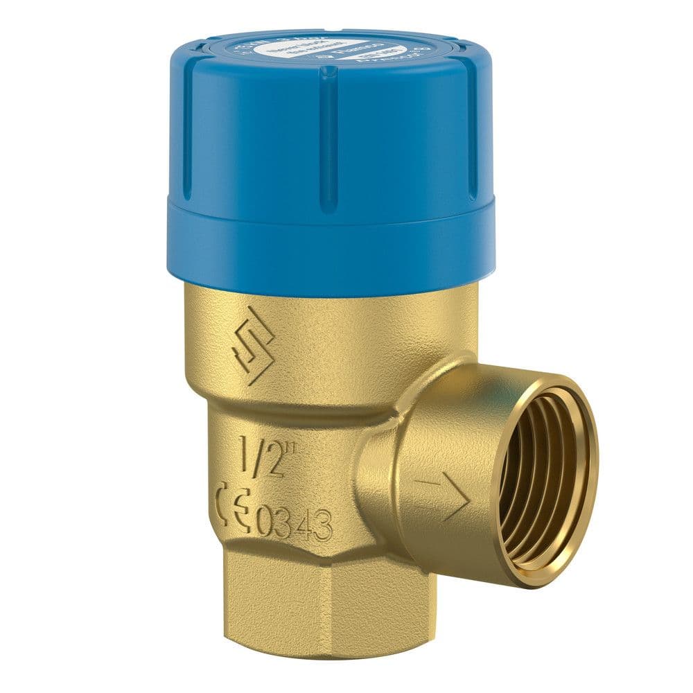 Flamco Prescor B soupape de sécurité 1/2" 10 bar vue 1