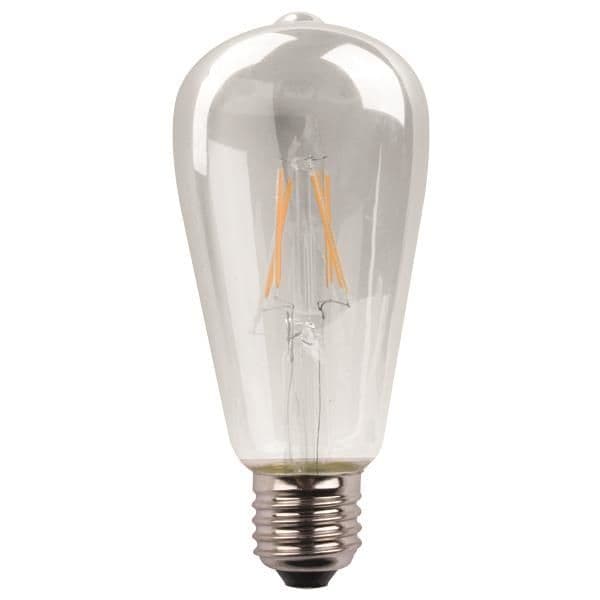 Lampe Led St64 crossed filament 11W E27 3000K 220 - 240V dimmable clair vue 1