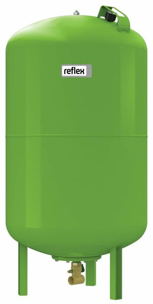 Reflex Refix DT 80L vase expansion sanitaire flowjet 1 1/4" 10bar vert 4bar vue 1