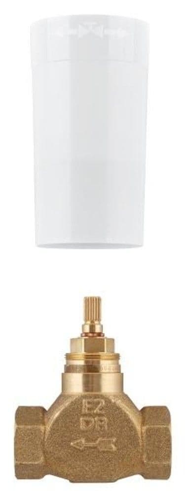 Grohe Longlife encastré robinet d'arrêt tige d'axe court corps laiton vue 1