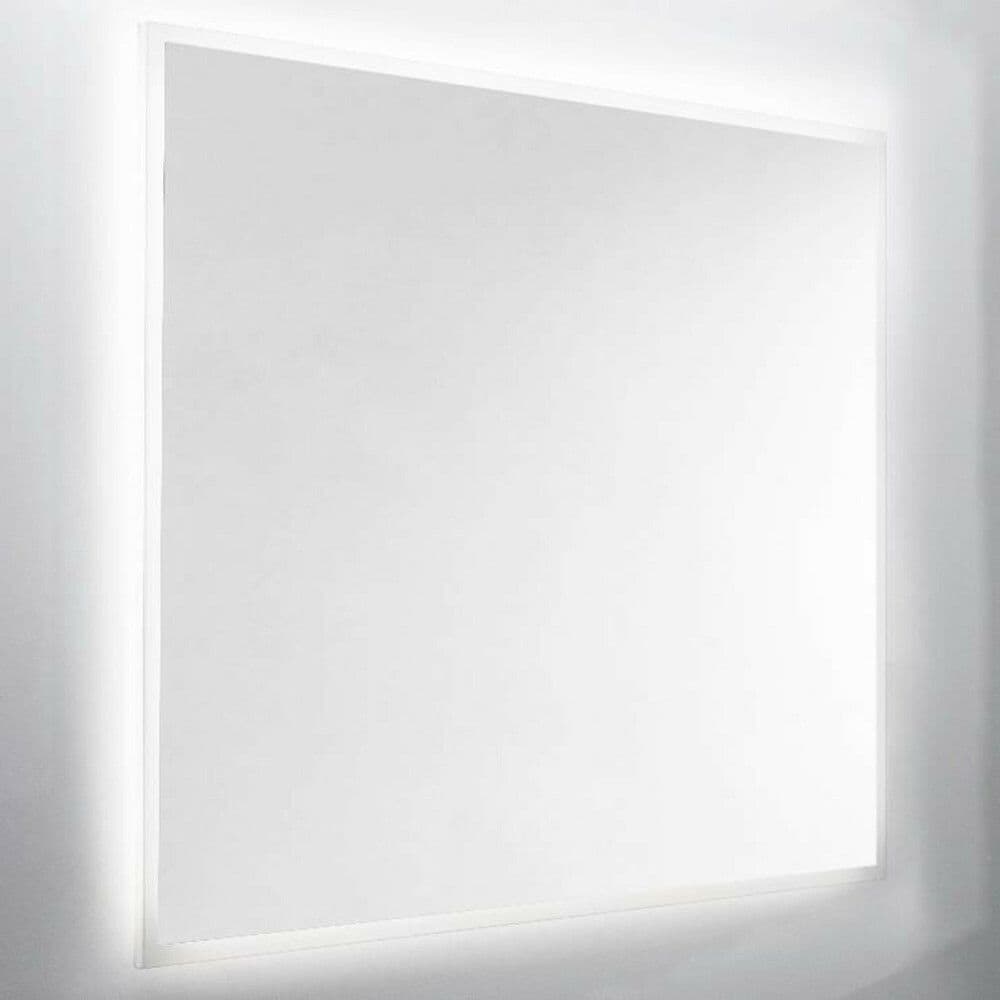 Van Marcke Destra miroir droit avec plexi 90x60cm LED sablé anti-buée vue 1