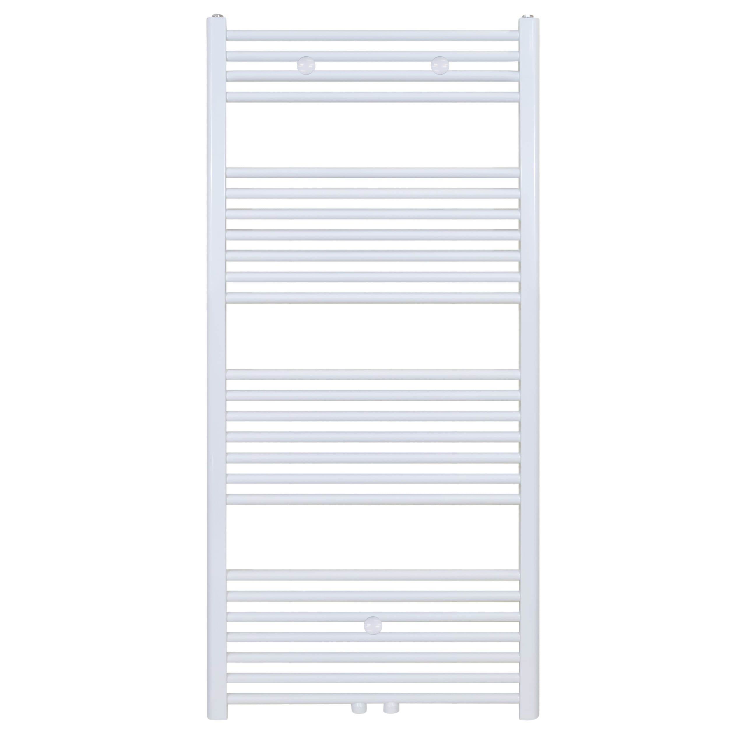 BELRAD SÈCHE-SERVIETTES - RACCORDEMENT GAUCHE-DROITE/CENTRAL - 754 WATT - 1400X600CM - BLANC BRILLANT vue 1