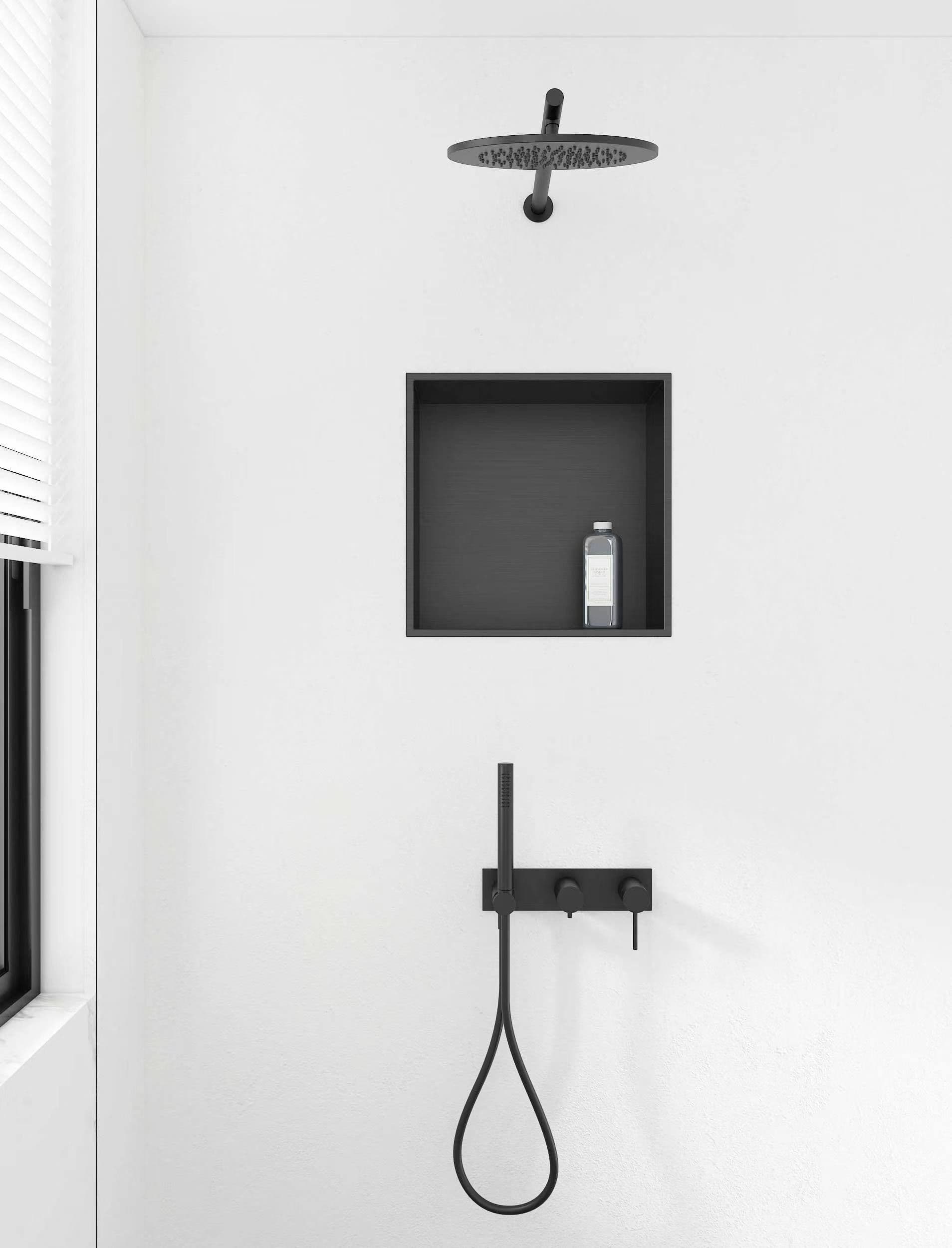 ALONI NICHE ENCASTRÉE (300X300X100MM) - NOIR MAT vue 1