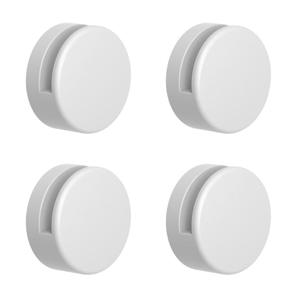 Normbau Nylon Care set 4 pinces miroir D40mm pour miroirs jusqu'à 6mm blanc vue 1