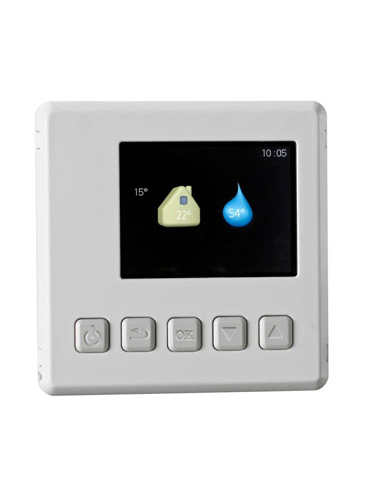 Nibe RMU 40 thermostat d'ambiance avec écran couleur LCD vue 1
