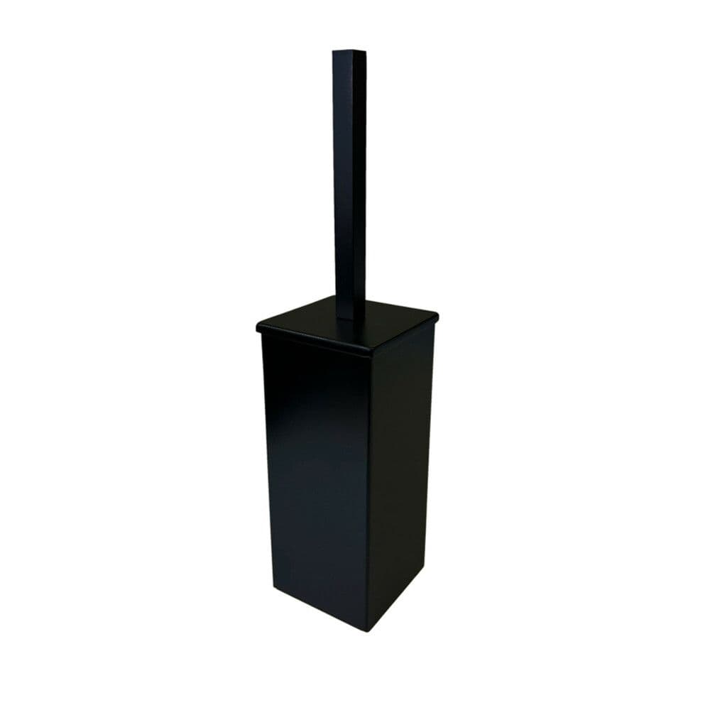 Van Marcke Nero Square porte-brosse WC mural mat noir vue 1