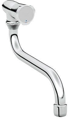 ROBINET MURAL SIMPLE COSTA L GROHE BEC EN-DESSOUS 20CM CHROME vue 1
