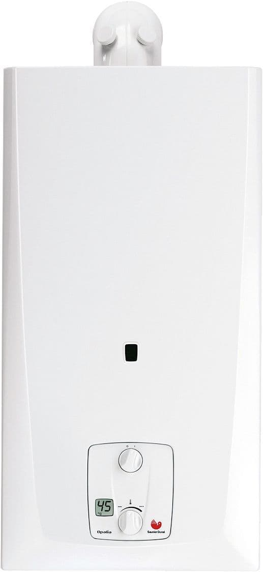 CHAUFFE-EAU OPALIA F17/1 LRT BULEX ALL.ELECTR.TIRAGE FORCE GAZ NATUREL CLASSE ERP A PROFIL SOUTI. L vue 1