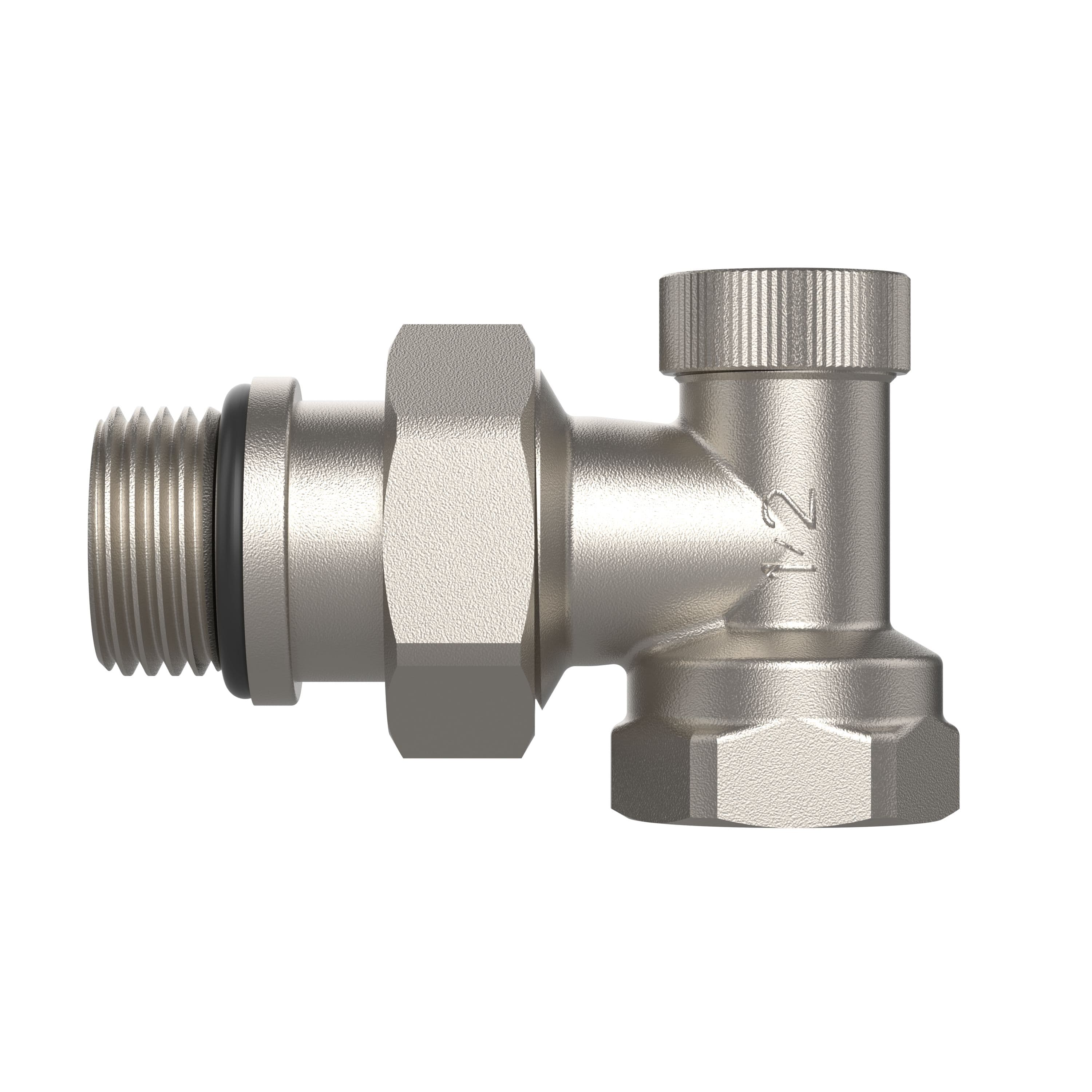 BELRAD ROBINET DE RADIATEUR – ÉQUERRE – 1/2" MF vue 1