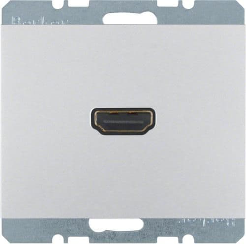 Prise Hdmi Berker K.5 Alu vue 1