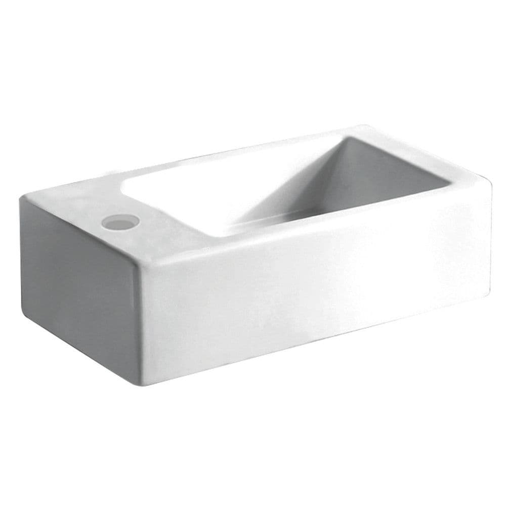 GO by Van Marcke Recto lave-mains rectangulaire 24,5x50x12 cm vue 1