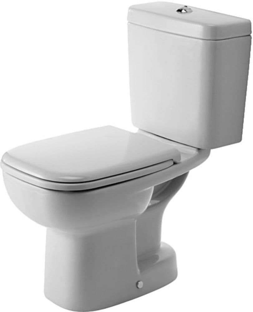 Duravit D-Code cuvette au sol avec sortie verticale vue 1