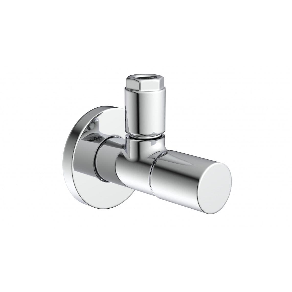 98625820 DEV-1WK robinet d'équerre, 1/2" M x 10 mmQ, avec rosace vue 1