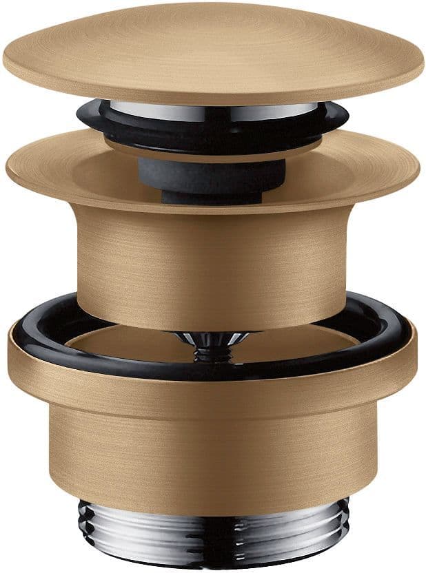 CLIC-CLAC CREPINE HANSGROHE 5/4 BRUSHED BRONZE vue 1