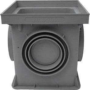 REHAUSSE POUR CHAMBRE DE VISITE NICOLL GRIS 20-20CM H20CM vue 1