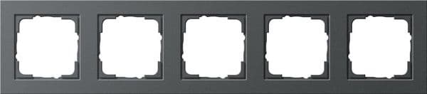 Cadre de finition Gira E2 Anthracite vue 1