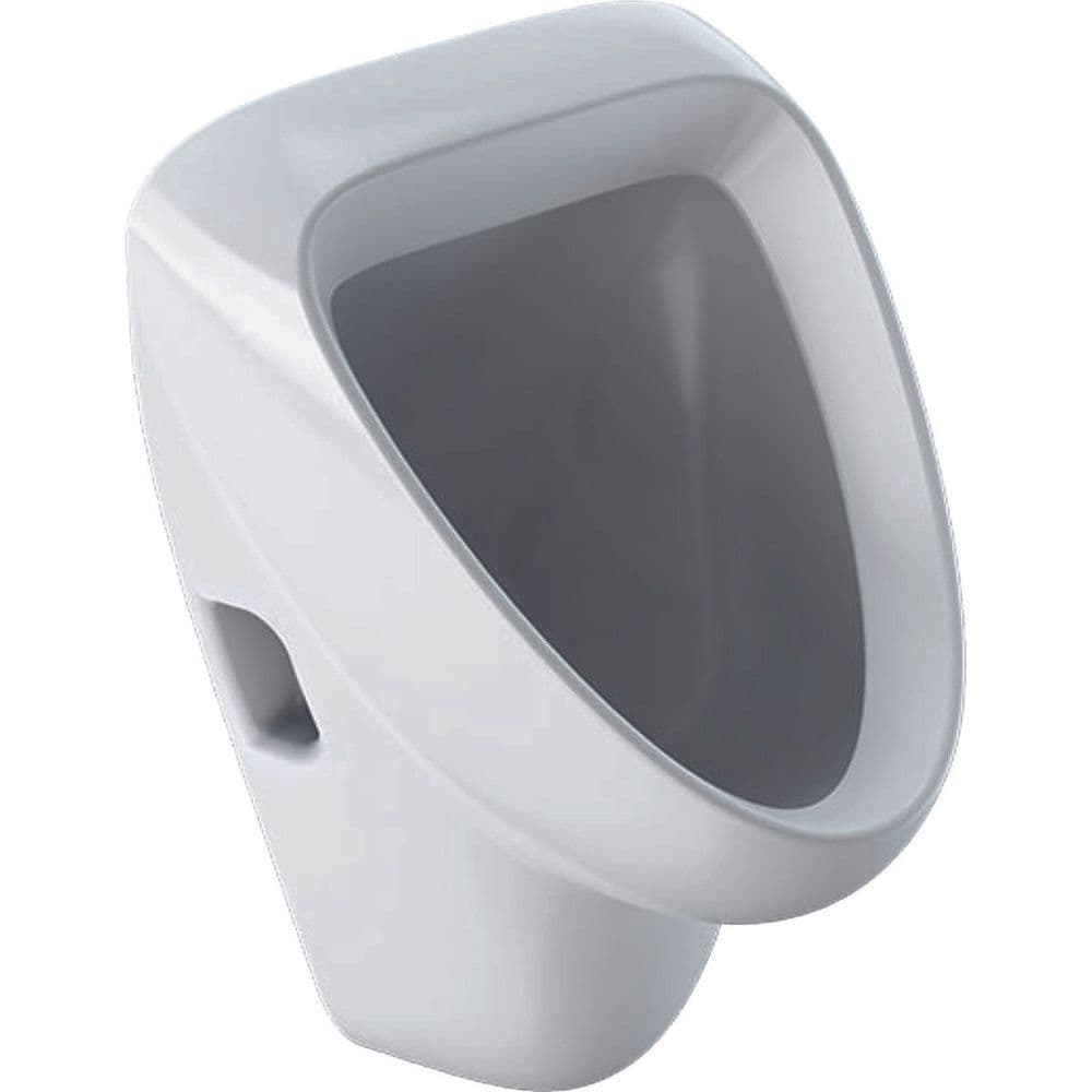 Geberit Aller urinoir suspendu sans siphon entrée cachée derrière L34,5cm blanc vue 1