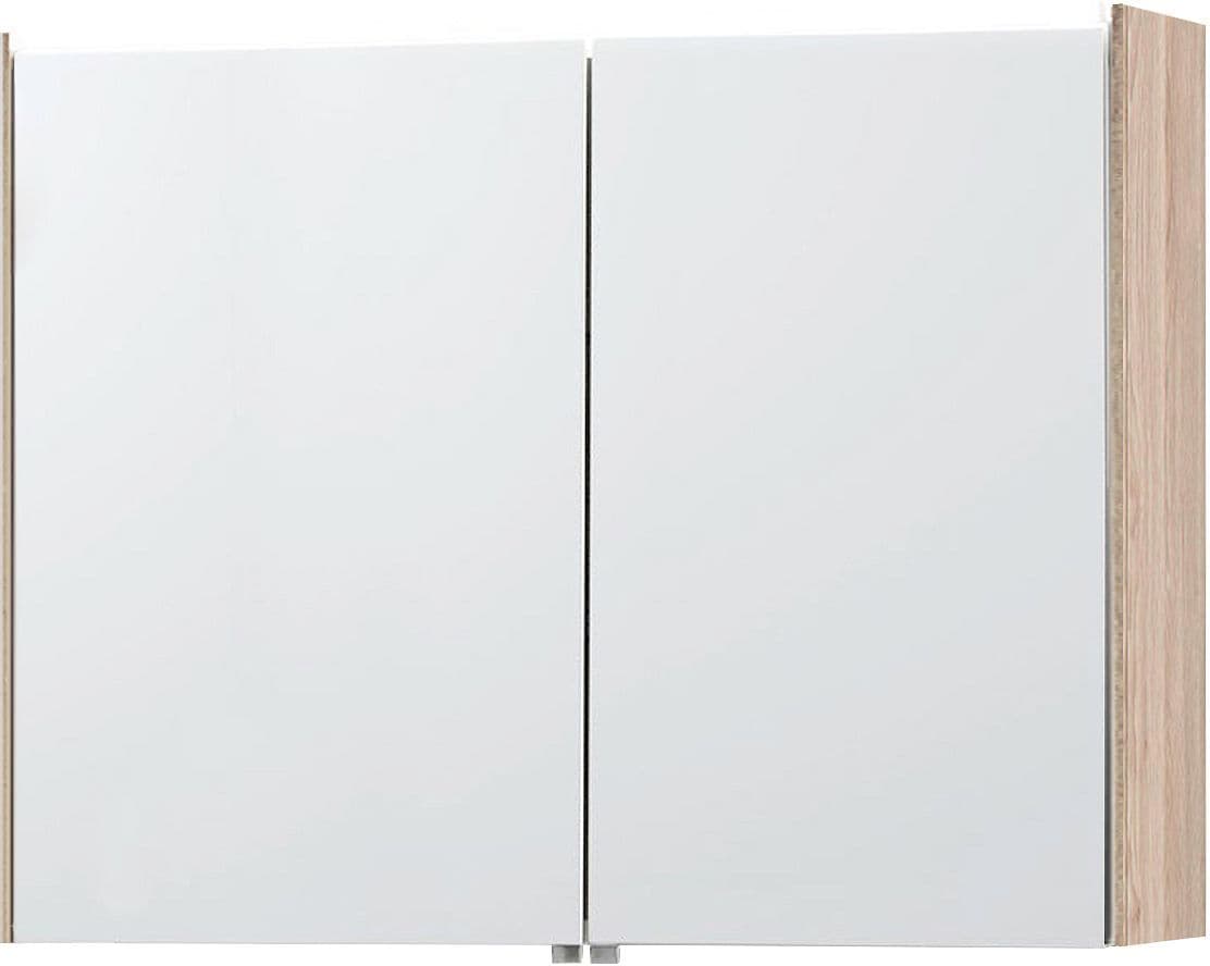 ARMOIRE DE TOILETTE MOLTO 91CM AVEC ECLAIRAGE LEDLINE CHENE NATURE vue 1