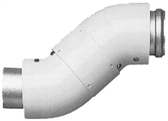 COUDES CONCENTRIQUES 45° (2 PC) TURBOMAG 80/125MM ALU/ALU VAILLANT vue 1