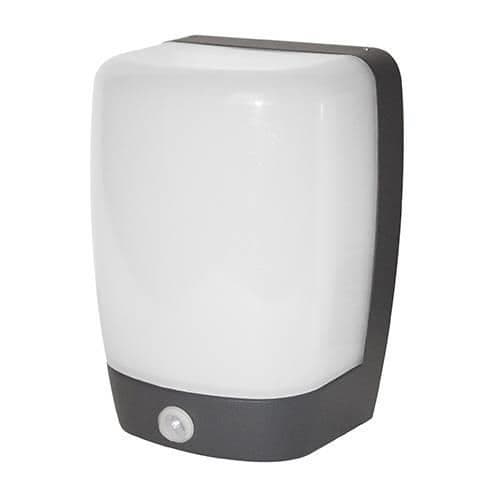Luxi 125 avec détecteur 6W 660lm 3000K IP54 Anthracite vue 1