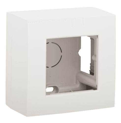 Kit de montage en saillie simple pour une fonction encastrée, couleur white vue 1
